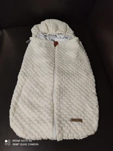 Sacos de dormir para bebés cálido de invierno para cochecito, otoño, con cremallera, envoltura para bebé recién nacido, saco de dormir infantil