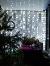 Curtain-Light Garland Led-String Garden Icicle Wedding Birthday-Party 300LED 110V 220V