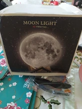 Desk-Lamp Night-Light Bedside Table 3d-Print Timeable Dropship Moon LED