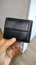 Wallets Money-Bag-Holder Billfold Carbon-Fiber Rfid Slim Purse Case-Card Steel Metal