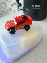 Disney Pixar-Coche de juguete de Cars 3 para niños, vehículo de aleación fundido a presión, Rayo McQueen, Jackson Storm Ramirez 1:55, n. ° 95