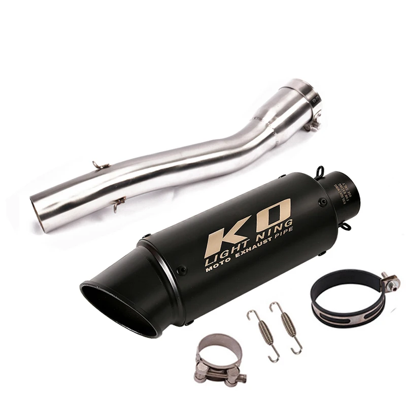 US $62.81 R1 Motorcycle Exhaust Muffler Escape Baffle Middle Link Connector Section for Yamaha YZFR1 1998 1999 2000 2001 2002 2003