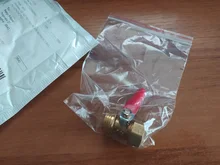 Válvula de bola pequeña de latón, acoplador para ajuste de tubería, adaptador de 1/8 , 1/4, 3/8 y 1/2, hembra/rosca macho