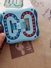 Cubo giratorio de inteligencia mágica para niños, juguete educativo con giroscopio para dedos