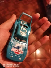 Disney-Set de figuras de la película Cars 3 de metal, juguete de modelo de coche, a escala 1:55, con diseño de relámpago McQueen, Jackson, Mack, tío Truck, regalo para para cumpleaños