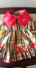 Dress Costume Dog-Puppy-Clothes PET PETCIRCLE Small Dog Classic Check Fit Pet-Cat All-Seasons