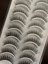 Pestañas postizas naturales, maquillaje largo 3d, extensión de pestañas de visón para belleza 54, 2/5/10 pares