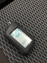 Alarma de coche A93, gran oferta, mando a distancia LCD, versión rusa, funda para llave, Control remoto llavero para Starline A93/A63, bidireccional