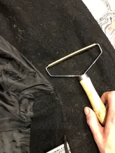 Eliminador de pelusas portátil, cepillo de ropa, afeitadora de pelusa tela con mango de madera, Máquina Manual de depilación de ropa, herramienta de cepillo de ropa