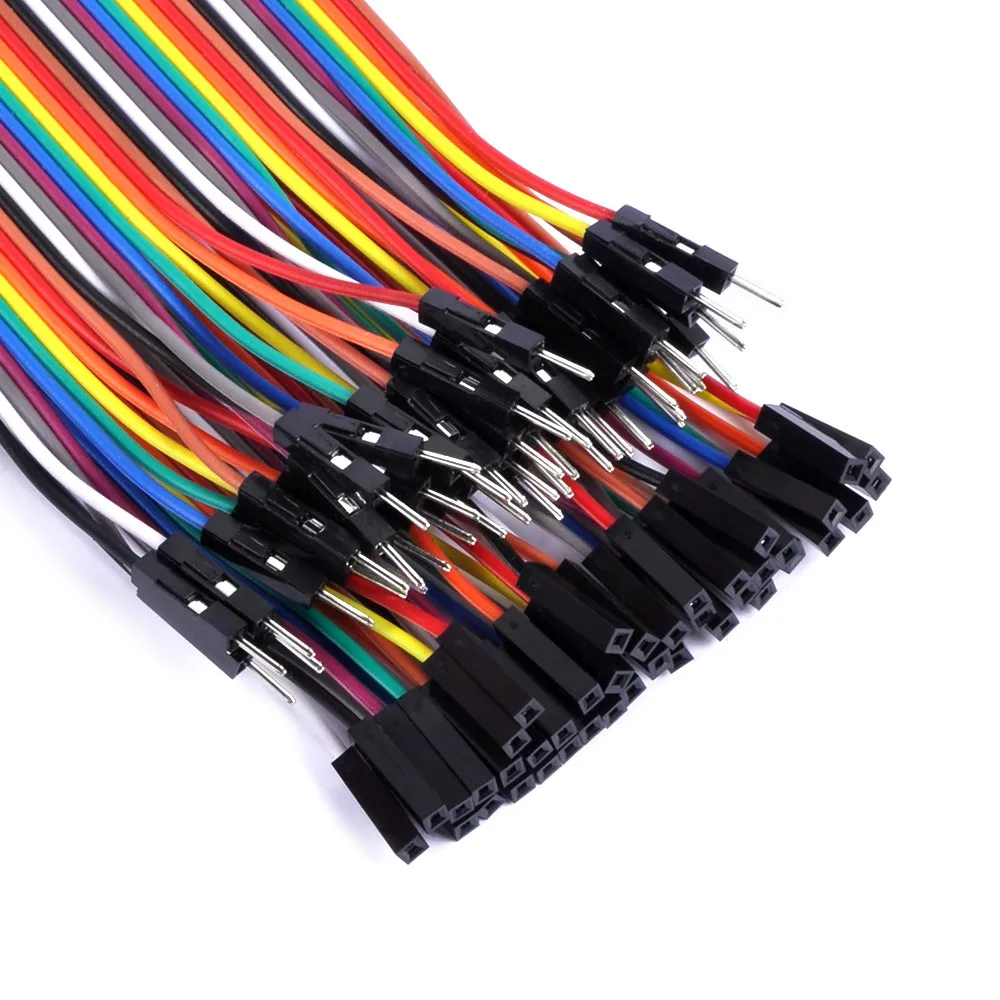 10 CABLE JUMPER DUPONT protoboard HEMBRA - HEMBRA arduino cables wire