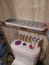 Organizador adhesivo para estante de baño, estante de ducha montado en la pared para champú, especias, soporte para estante de ducha, accesorios de baño