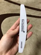 Lima de uñas en forma de media luna, pulidor lavable, lijar y pulir, pedicura, herramientas de arte de uñas, 1 ud.