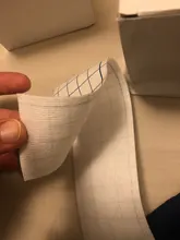 Cinta médica no tejida para vendaje, parches adhesivos transpirables de yeso, cinta de fijación de primeros auxilios para vendaje hipoalergénica, 1 rollo