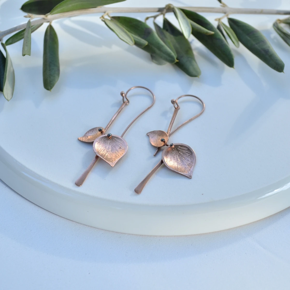 

Handmade silver earrings free shipping from Turkey