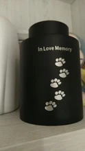 Mascotas perro gato pájaros ratón cremación cenizas urna urnas de acero inoxidable recuerdo ataúd columbario Mini tanque de almacenamiento mascotas memorals