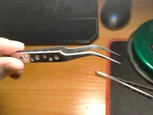 Hand-Tools-Sets Forceps Industrial-Tweezers Phone-Repair Anti-Static Curved Stainless
