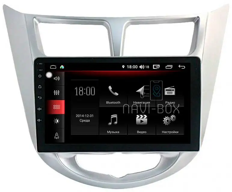 Магнитола для Hyundai Solaris 2010+ на Android 8.1 4 ядра 2+16Гб|Мультимедиаплеер авто| |