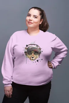 

Angemiel Wear HipHopçı Slat Pink Women Sweatshirts