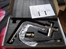 Grifo de cocina con doble Caño cromado, filtro de agua potable, purificador de latón, recipiente, fregadero, mezclador, agua caliente y fría, Torneira