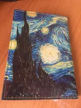 De moda de cielo estrellado cielo cubierta del pasaporte de cuero de la PU de los hombres y las mujeres tarjeta de crédito puerto de paso funda, soporte tarjeta cartera