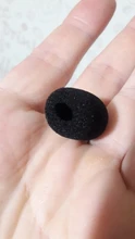 Pequeños protectores de espuma a prueba de viento para micrófono Lavalier para auriculares, 15 piezas