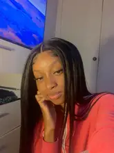 Rosabeauty-Peluca de cabello humano Remy para mujeres negras, 4x4 postizo Frontal de encaje, 28 y 30 pulgadas, pelo liso brasileño predespuntado