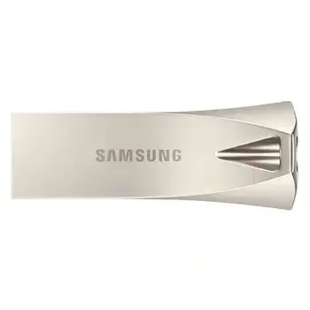

Pendrive samsung bar plus champaign silver 128gb - usb 3.1 - 300 mb/s Read