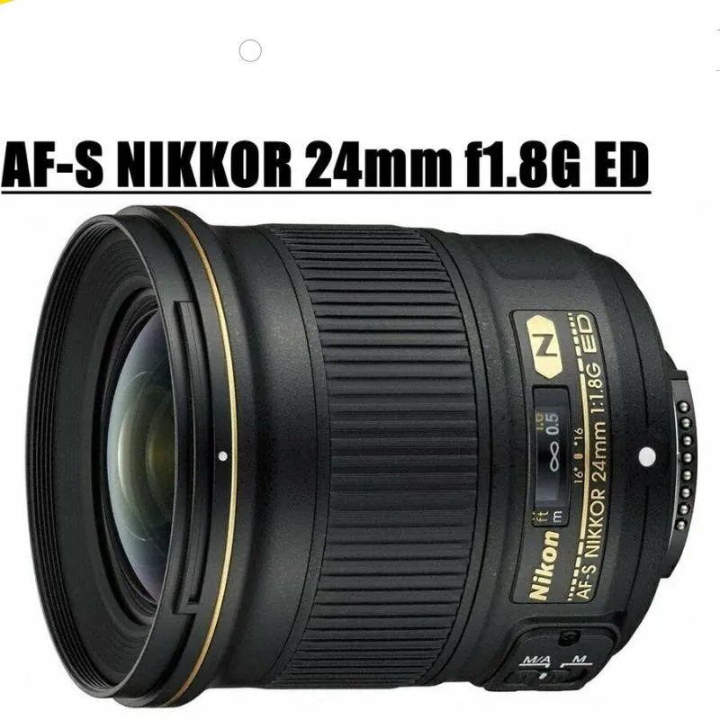Nuova Nikon Af-S Nikkor 24Mm F/1.8G Ed Lens Per D7500 D7200 D810 D750 D5500 D5600 D3400