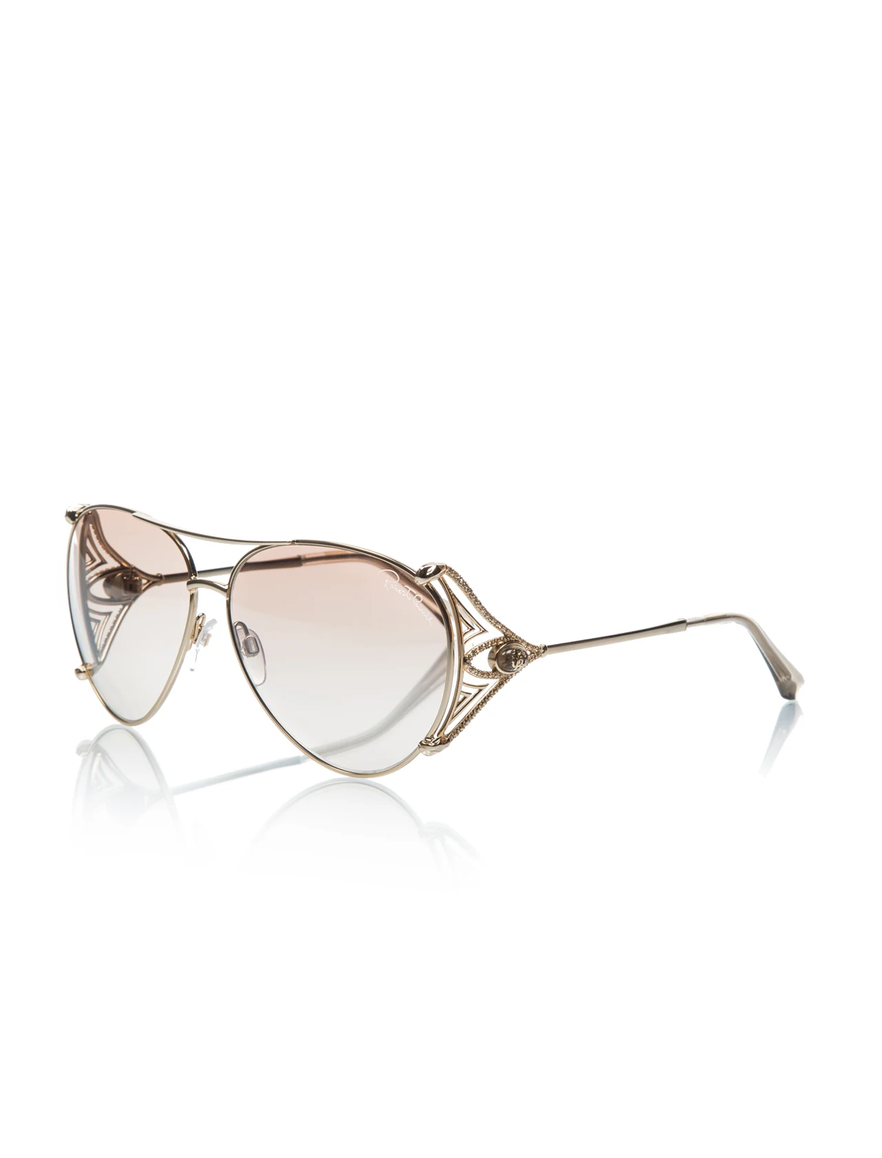 

Women's sunglasses rc 1057 32g metal gold organic drop pilot 61-12-125 roberto cavalli