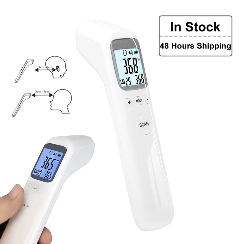 

Digital Thermometer Infrared Baby Adult Forehead Non-Contact Infrared Thermometer With Lcd Backlight Termometro Infravermelh