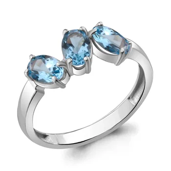 

Silver ring with Topaz Swiss