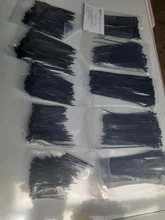 Bridas de nylon para cables, autosujección, 3x60, 3x80, 3x500, 3x100, 3x120mm, 150 unidades