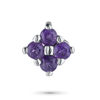 

Pendant made of silver with amethyst