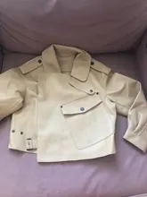 Jacket Sheepskin Coat Motorcycle Womens Genuine Casual Fashion Autumn Biker-S7547 New-Styles