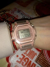 Reloj de moda para hombre y mujer, cronógrafos deportivos digitales transparentes e informales, de pulsera, de regalo para enamorados