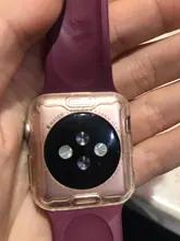 Pantalla Completa TPU transparente, blando Protectve de la cubierta de vidrio templado para Apple Watch serie protectora de vidrio Film2/3 Protector de pantalla