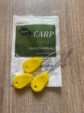 Uds herramientas de pesca de carpa, aparejos con agujas para cebo, Boillie Drill, aguja para señuelo de pesca