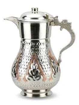 

Clamshell Embroidered Copper Jug