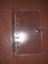 Cubierta de PVC para libreta, accesorio para libreta A5/A6/A7, transparente, conciso, 6 archivador con agujeros, planificador, diario, Bullet
