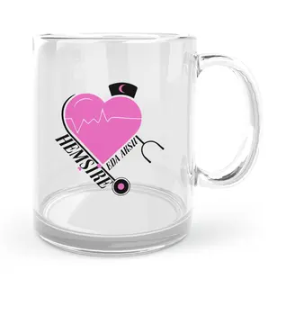 

Personalized Professional Nurse Glass Mug Cup-6