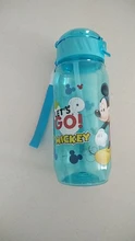 450ml de dibujos animados de Disney Mickey mouse, niños de plástico de taza paja los estudiantes agua potable chico botella a prueba de fugas nuevo