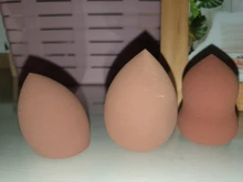 Puff en polvo cosmético para mujer, base de maquillaje esponja, belleza, herramientas y accesorios, forma de mezcla de gotas de agua, 1 ud.