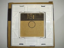 Livolo – Panel de cristal para interruptor de pared. VL-C7-SR-11, Panel de cristal blanco perla de 80mm * 80mm, estándar europeo