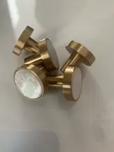 Hooks Furniture-Knobs Shell-Nordic Bathroom Kitchen Brass Gold KAK Pastoral Hallway Wall