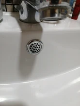 Tapa redonda para agujero de rebosadero, cubierta de desbordamiento para fregadero de cerámica, plástico/Cobre, cromado, 1 Uds.