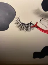 Sirena roja para pestañas, 1 par de pestañas de visón de 25mm, pestañas tupidas alargadas y dramáticas, maquillaje 3d de 25mm, venta al por mayor