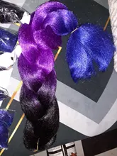 MISS ROLA-extensiones de cabello trenzado con brillante giro de 24 pulgadas, trenzas Jumbo con degradado, soporte de cabello sintético, venta al por mayor