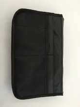 Bolso para cosméticos para mujer, bolsa de maquillaje con doble cremallera, Kit de aseo grande de nailon, organizador de viaje, bolso de mano, monedero
