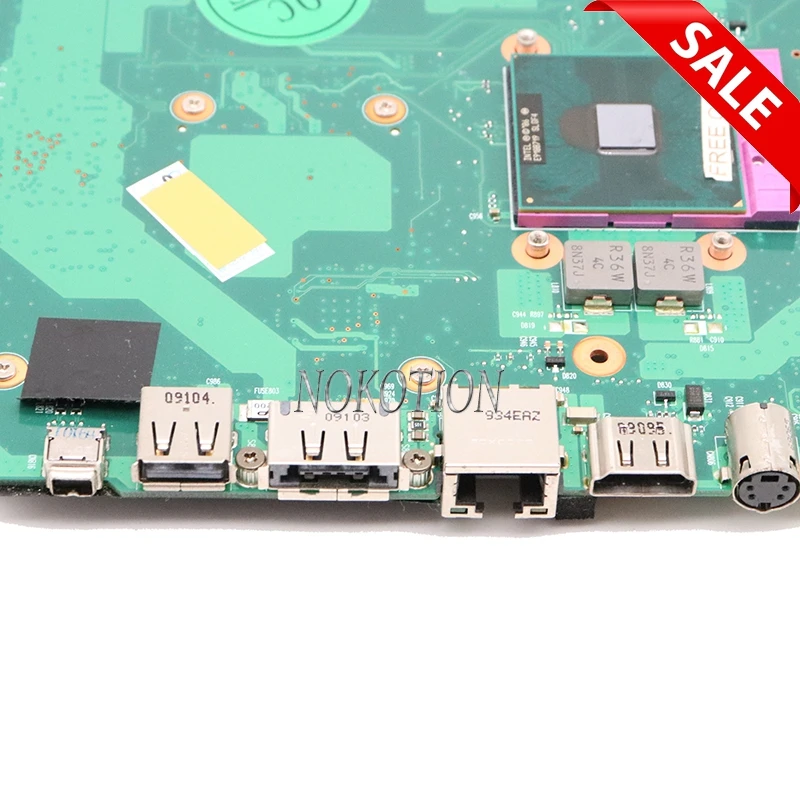 Материнская плата NOKOTION V000125810 V000126450 для ноутбука Toshiba Satellite A300 A305 материнская GM45 DDR2