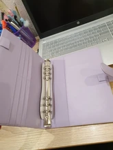 Carpeta de archivos recargable para Notebook, funda para Bloc de notas, carpeta de cuero, suministros de oficina, novedad